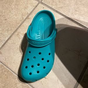Blue crocs